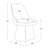 360° Swivel Fabric Upholstered Dining Chair-1059280870