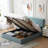 Gaillarde Hydraulic Lift Up Storage Upholstered Platform Bed-420109188-420109187