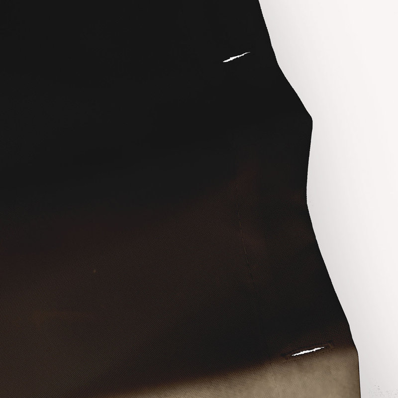 Rideau de douche simple Bince, Brun