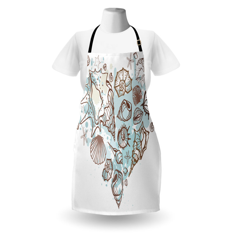 No Pattern Bib Apron