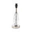 Aanyah 44.5cm Living Room Table Lamp with Crystal Glass Base, Bedside Buffet Lamp with Linen Shade