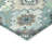 Machine Washable Indoor/Outdoor Xhevrie Teal Rug-112127718