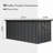 Creationstry Waterproof Outdoor Lockable Storage Deck Box,Large Patio Storage Bin with Throw Pillows-98241784-98241778