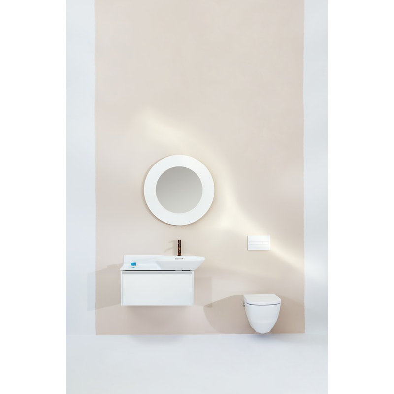 Ino 17.72'' W Single Vanity, Right Hinge, Single Hole, White Matte