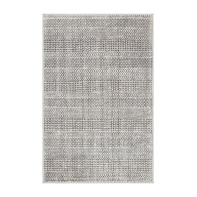 Tapis 100% moderne de style Mid-Century 303 lavable à la machine