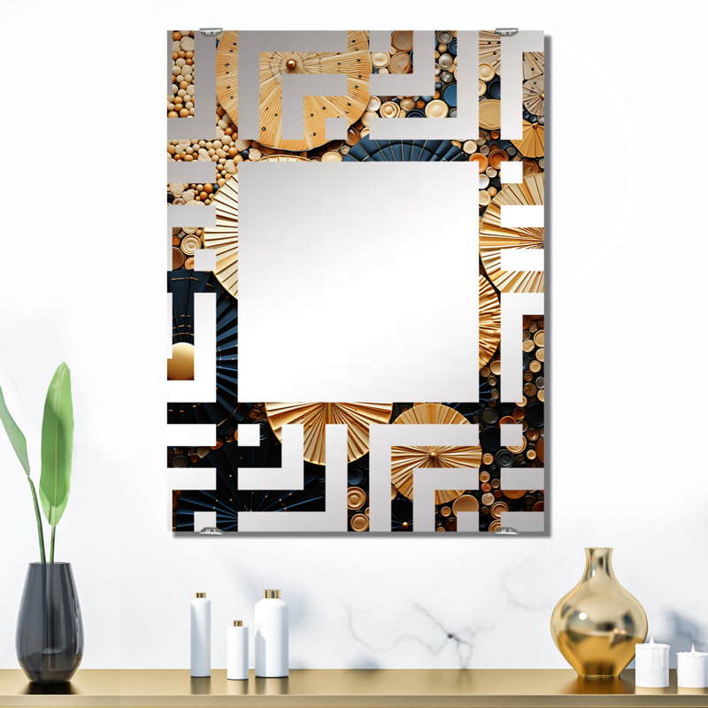 Elegant Paint Explosions - Miroir mural feux d'artifice MIR133997, 32 po x 24 po