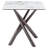 Newport Mirage White End Table