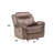 Zubaida Two Tone Chocolate Velvet Glider Recliner-1834526697