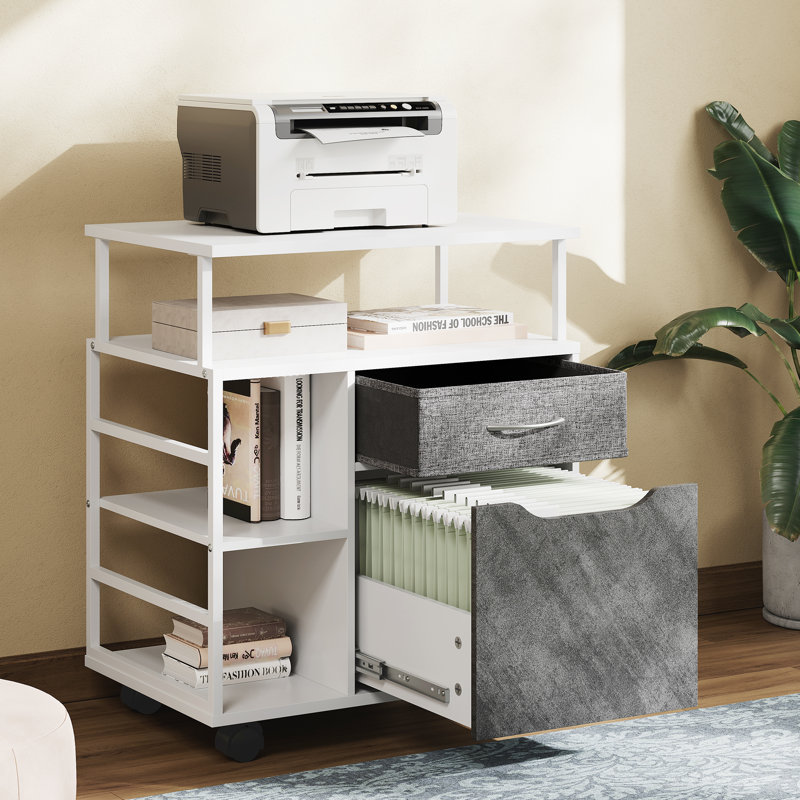 Classeur vertical mobile 2 tiroirs Brontie