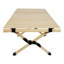 Table de pique-nique extérieure pliable, table à cadre en bois