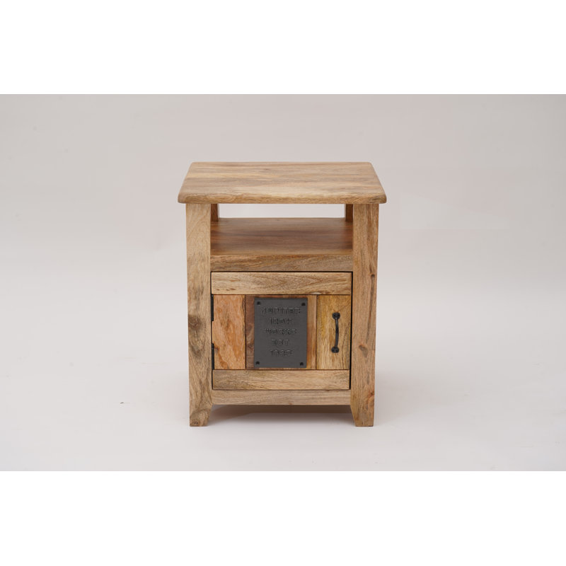 Acima 1 Door Side Table with Storage