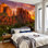 Papier peint adhésif auto-adhésif moderne pour la chambre à coucher L 69 po x l 96 po Peel and Stick