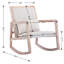 Chaise berçante en bois massif Aistis-88571673