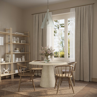 Mid-century Modern Five Piece Dining Set With Spindle Dining Chairs - Chestnut