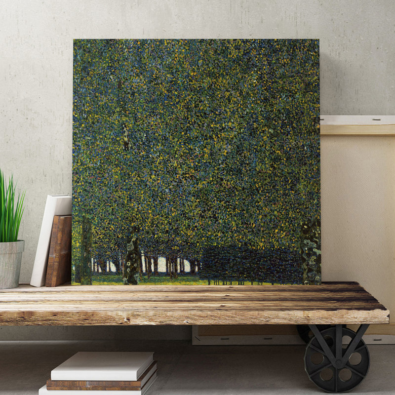 The Park by Gustav Klimt - Wrapped Canvas, 50cm H x 50cm W
