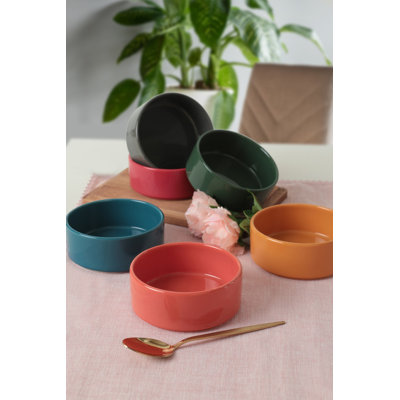Ebern Designs Noack 100% CERAMIC Salad Bowl
