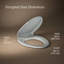 Cachet Quiet-Close with Quick-Attach Hinges and Grip-Tight Elongated Toilet Seat-227631466-197957343