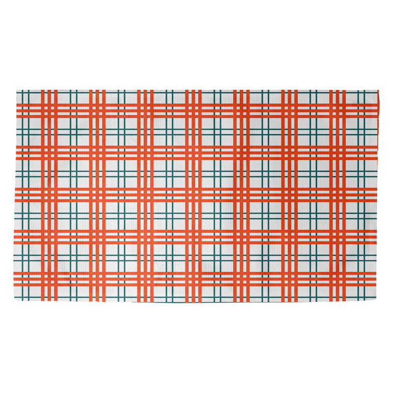 Plaid Indoor Rug, Rectangle 3' x 5'