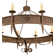 Rustic Lodge 10 - Light Chandelier