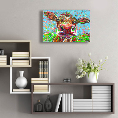 Cow From Another Planet 1  by Carolee Vitaletti