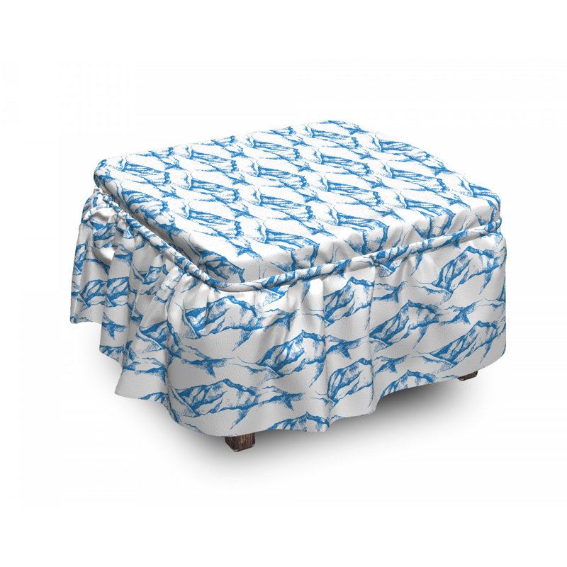 Housse pour repose-pieds montagnes mountain repeaks