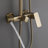 Wall-Mounted Three-Function Bathroom Shower Head Set