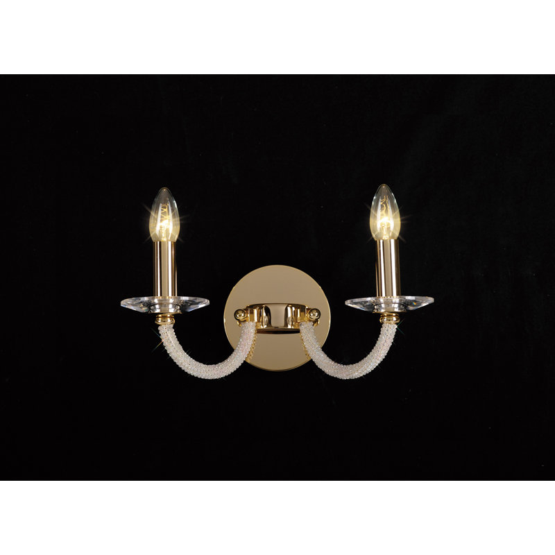Gelnett Candle Wall Light, Gold