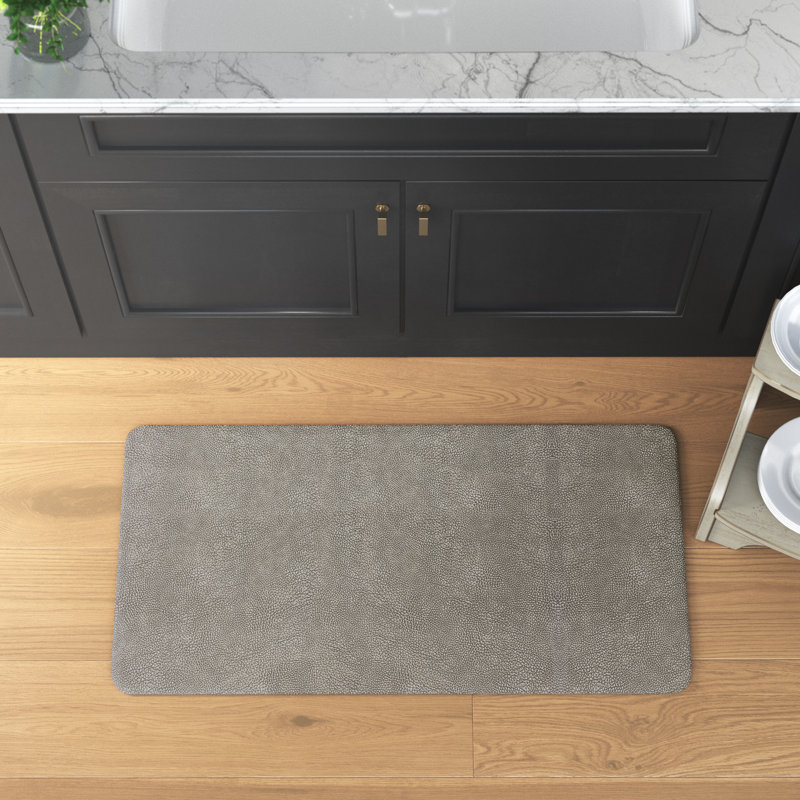 Tapis de cuisine Emiliano, Gris, Rectangle 1 pi 8 po x 3 pi 3 po