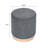16 Inches Round Ottoman Stool with 360° Swivel Base-689708912