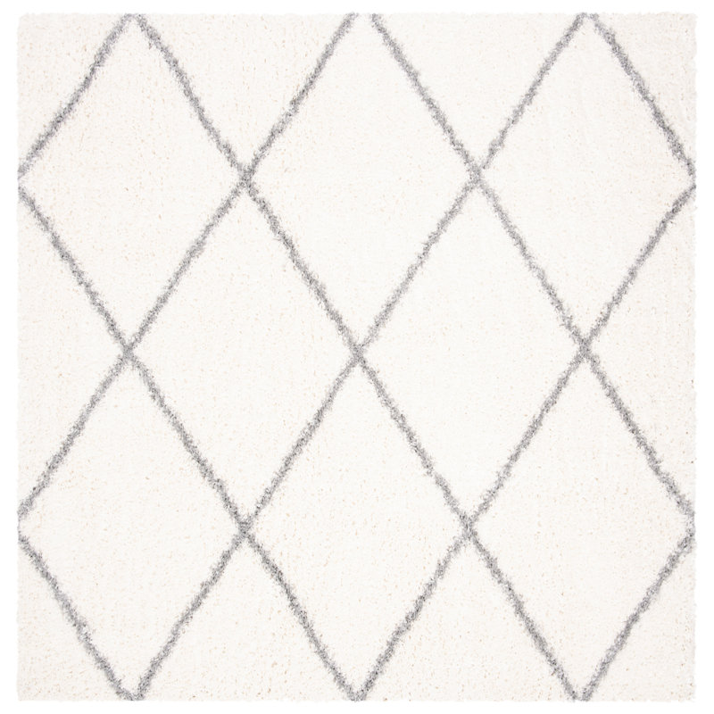 Tapis d'intérieur en polypropylène tissé à la machine Dubay, Carré 6 pi 7 po