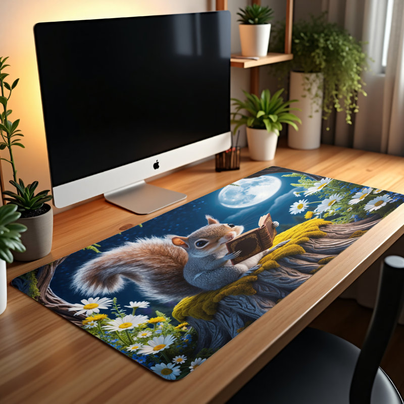 Polyester Desk Pad, 31.5x15.5