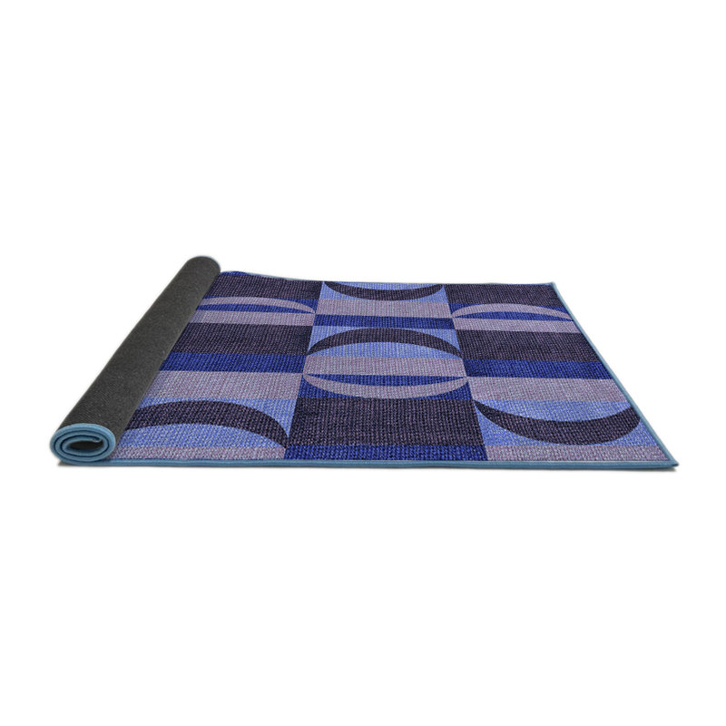 Jonathan Performance Wool Geometric Indoor Rug, Round 4'