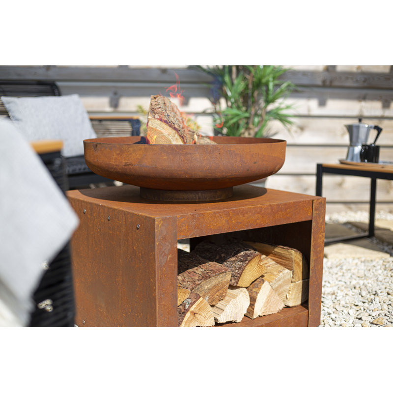 Downridge Round Steel Fire Pit