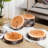 Rustic Round Wood-slice Floor Pillow Set