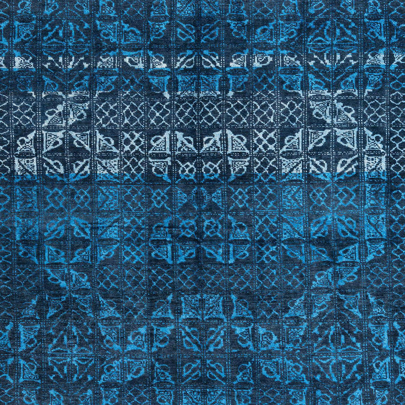 Abstract Indoor Rug, Square 5'