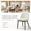 Chaise rembourrée en bois massif-1636088335