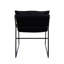Chaise d'appoint, fauteuil avec structure en métal