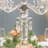 31'' H Crystal Floor Candelabra
