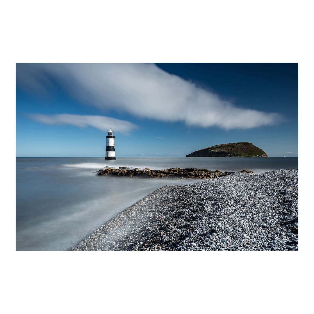 Strukturierte Tapete Lighthouse in Wales 1,9 m x 288 cm