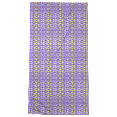 Serviette de bain à losanges