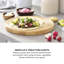 Sur La Table Paddle Board for Serving Meats, Vegetables and Cheeses, Easy to Clean, Made with FSC Certified Materials, Colour Me Happy, Natural Wood-110830343