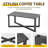 2-Piece Wicker Patio Conversation Set with Cushions & Coffee Table-1102884738