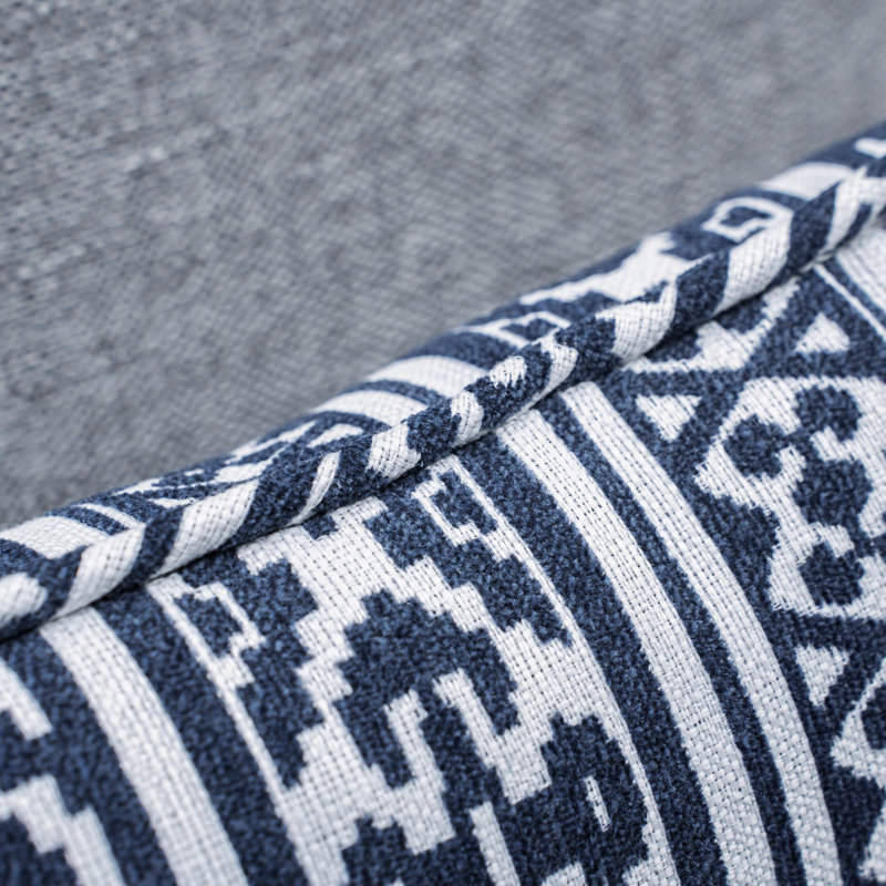 Housse et insert de coussin décoratif d'extérieur carré en coton