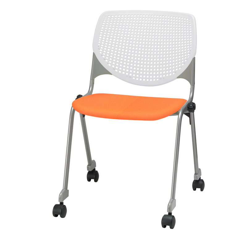 Chaise empilable poly Kool, Courge, Oui