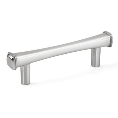 New Collection 3" (76mm) Center to Center Satin Nickel Extravagance Cabinet Pull
