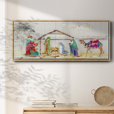 Nativité - toile encadrée