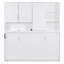 Lits simples peu encombrants avec rangement, conception moderne en MDF pour la maison