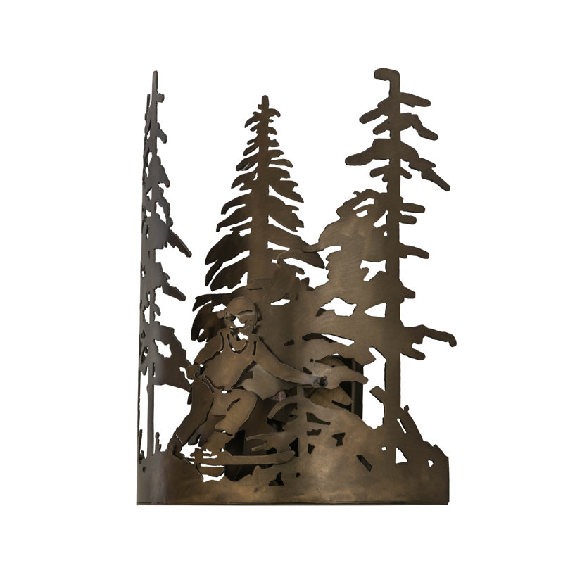 Rustic Lodge 1 - Light Flush Mounted Sconce