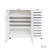 Versatile 5-Tier Wooden Shoe Cabinet with Adjustable Shelves and Privacy Doors for Organized Storage-1135020161
