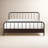 Dorella Acacia Wood Platform Bed-100757994